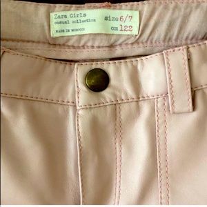 Leather skirt for girls